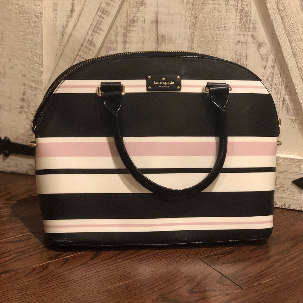 Kate Spade Striped Wellesley Bag